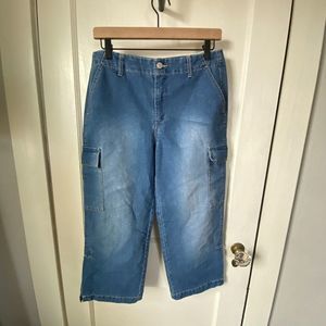 VINTAGE GLORIA VANDERBILT WIDE LEG JEAN - SIZE8